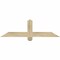 Ekena Millwork Eugene Rough Sawn Timber Gable Bracket, Douglas Fir, 48"W x 14"H x 2"D x 4"F, 7/12 Pitch GBW048X14X0204EUG00RDF - alternate 1